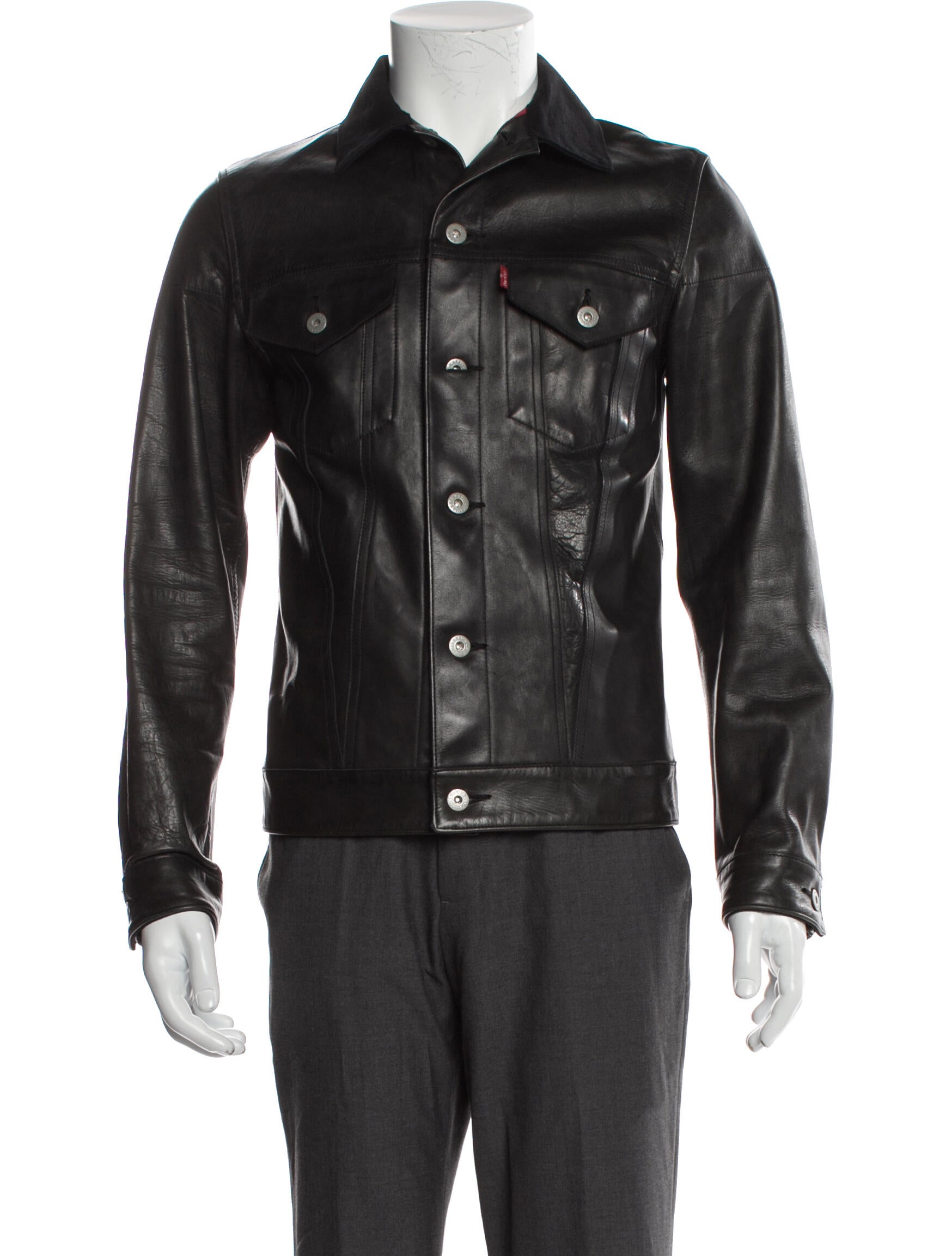 eYe Junya Watanabe Comme des Garçons MAN 2015 Horse Leather Trucker Jacket