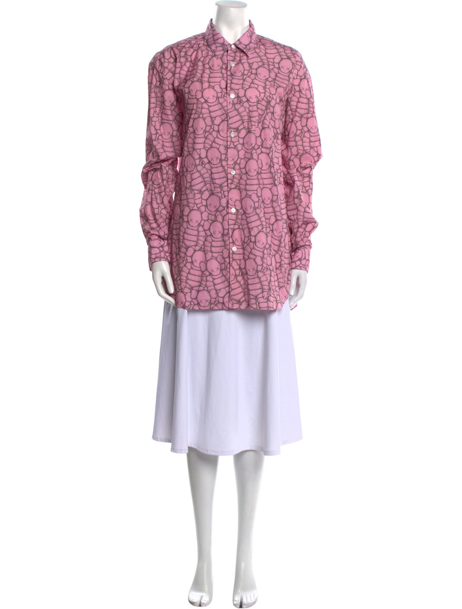 Comme des Garcons SHIRT x Spalwart Graphic Print Long Sleeve Shirt