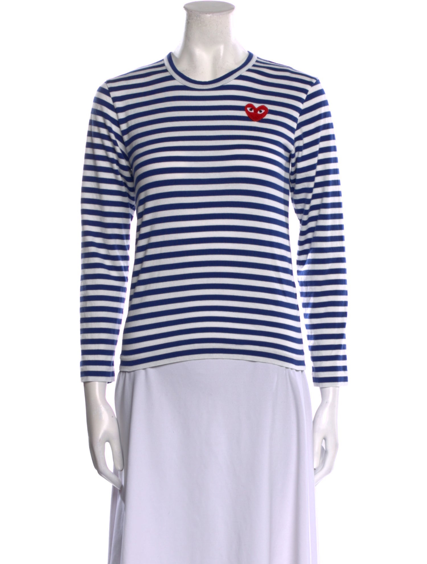 Comme des Garcons SHIRT x Spalwart Striped Crew Neck Top