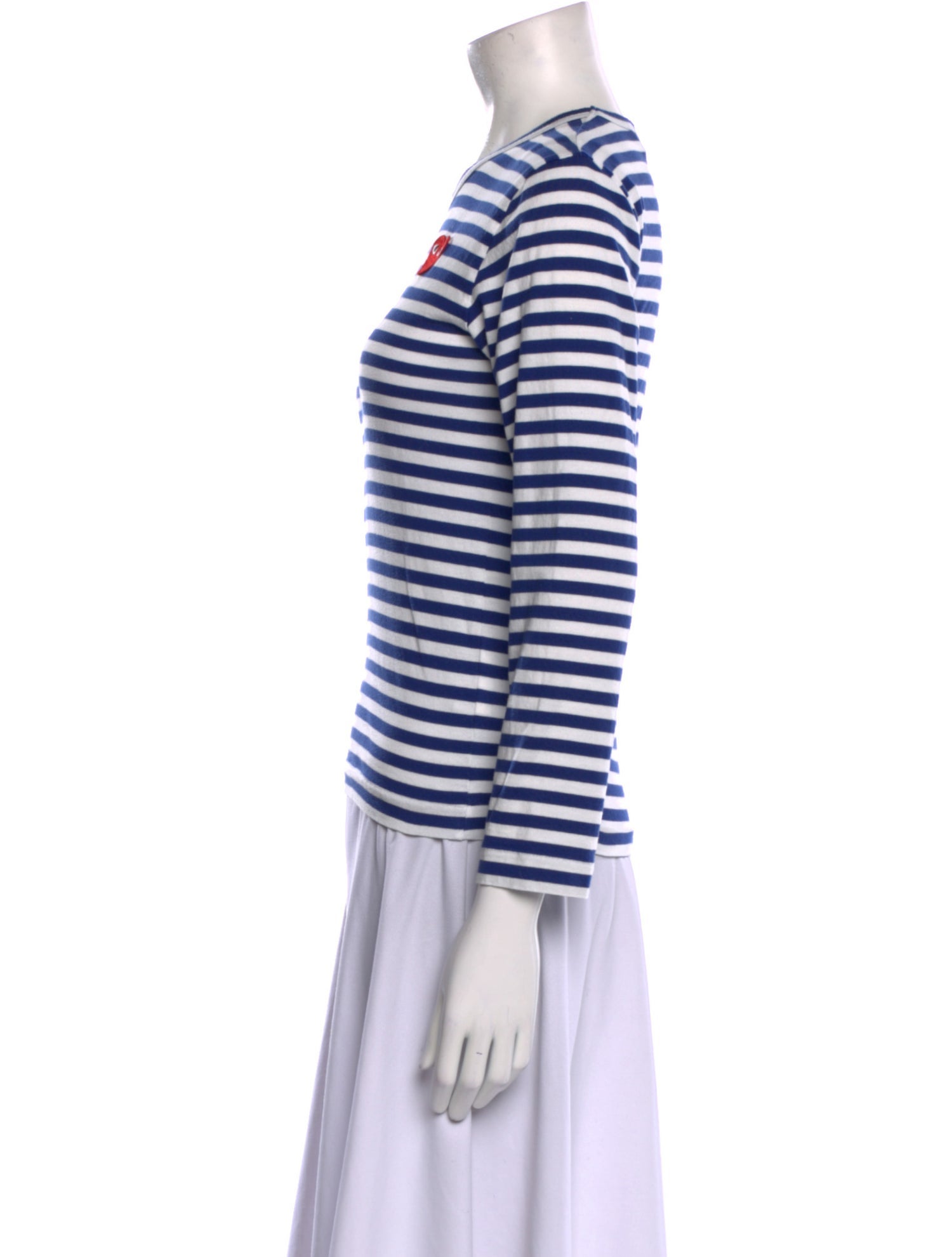 Comme des Garcons SHIRT x Spalwart Striped Crew Neck Top