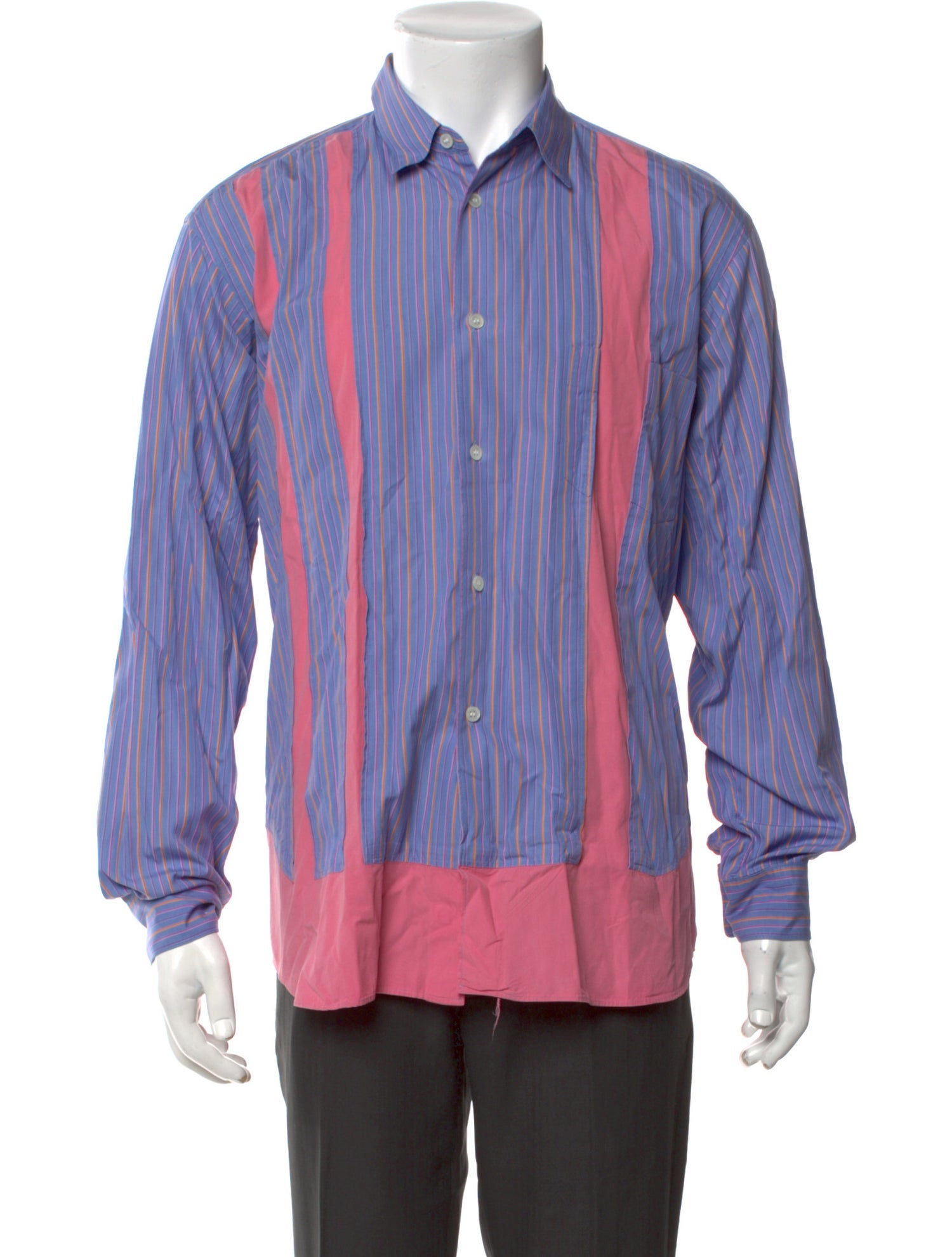 Comme des Garcons SHIRT x Spalwart Striped Long Sleeve Shirt