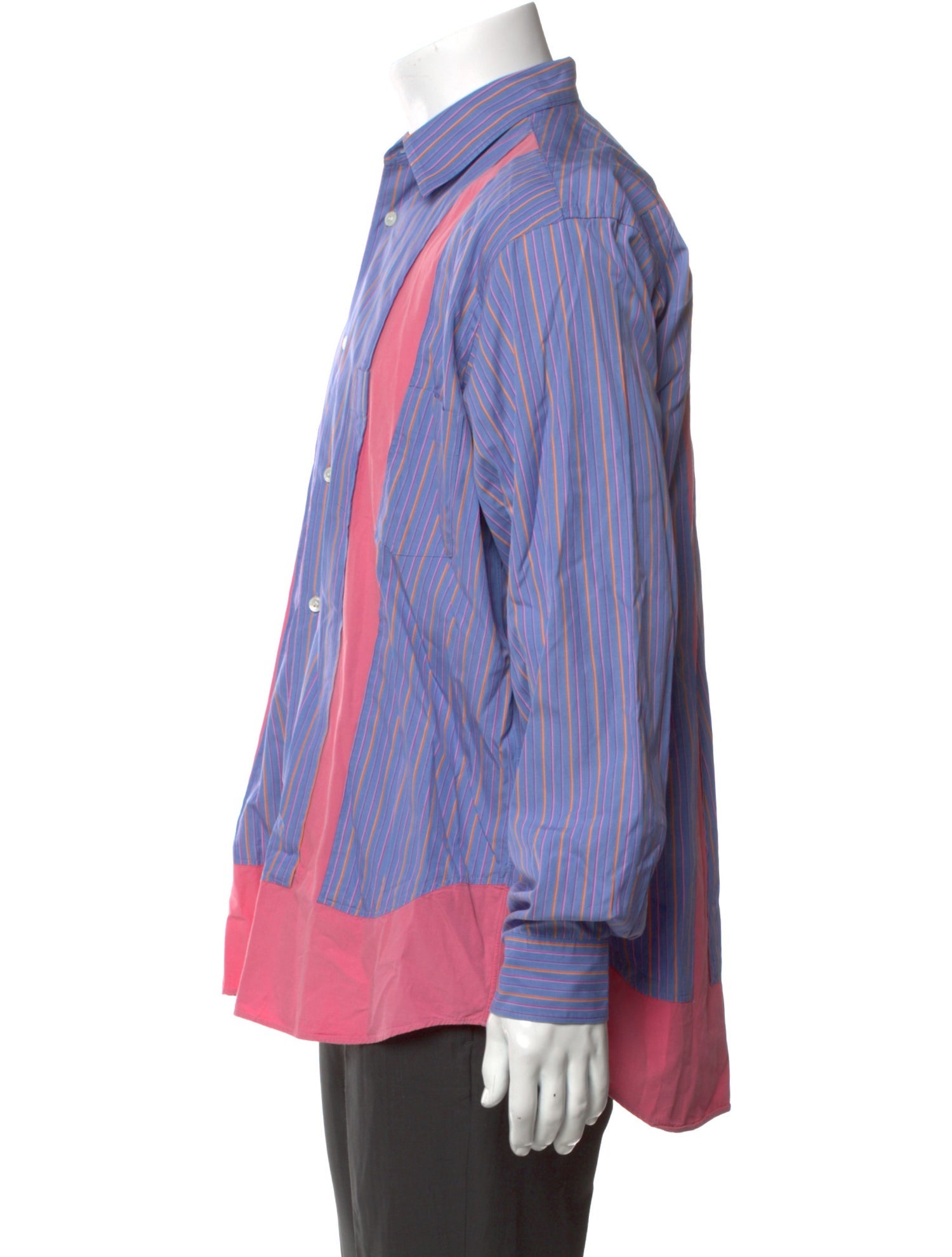 Comme des Garcons SHIRT x Spalwart Striped Long Sleeve Shirt