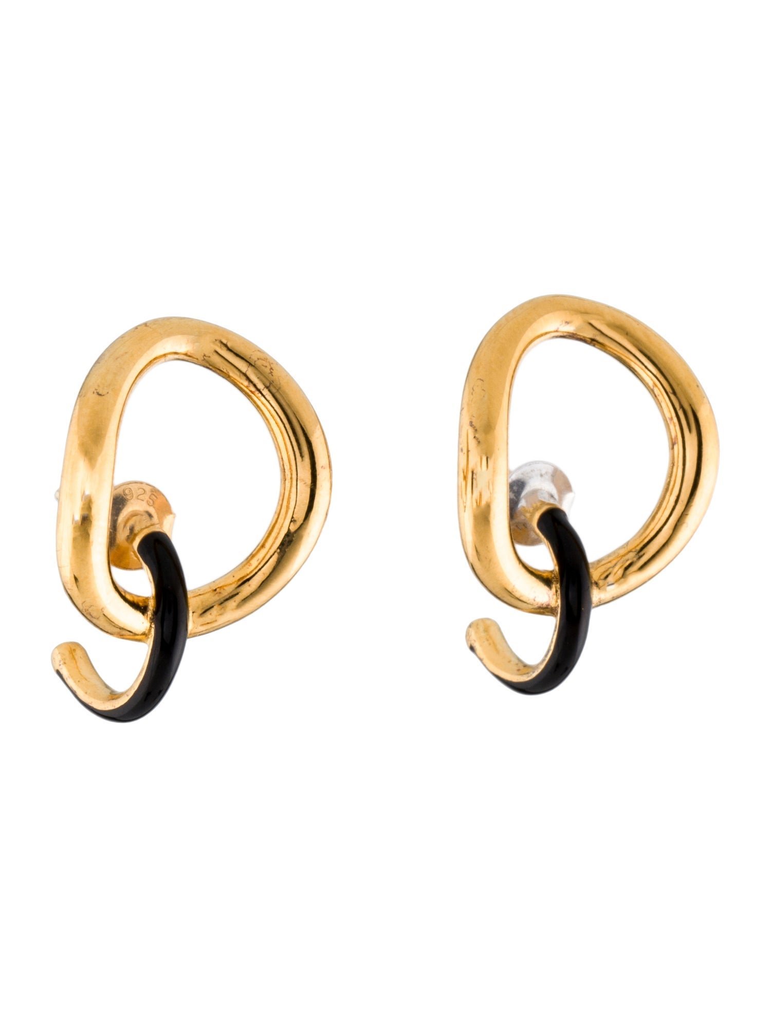 Charlotte Chesnais Enamel Stud Earrings