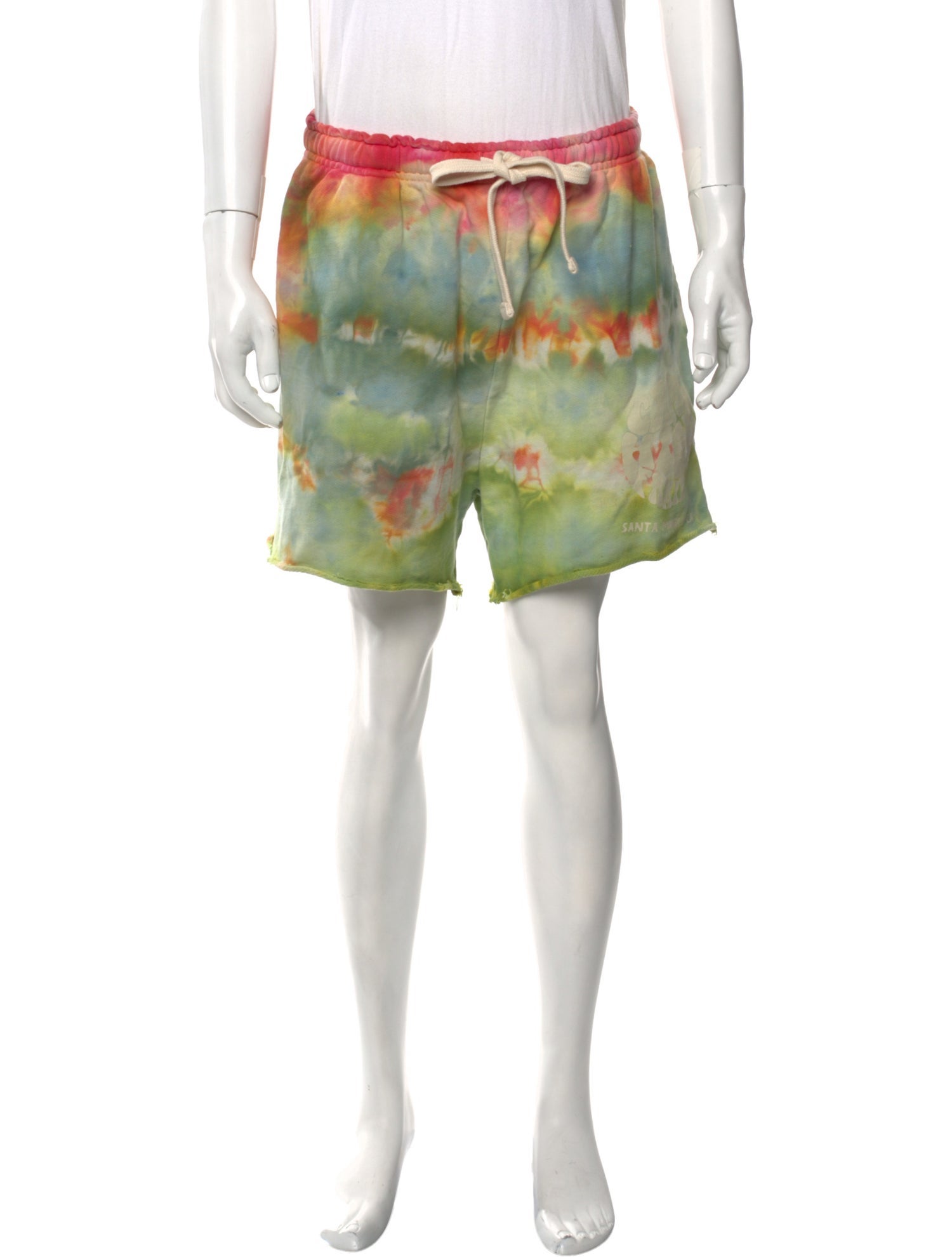 Camp High Tie-Dye Print Jogger Shorts