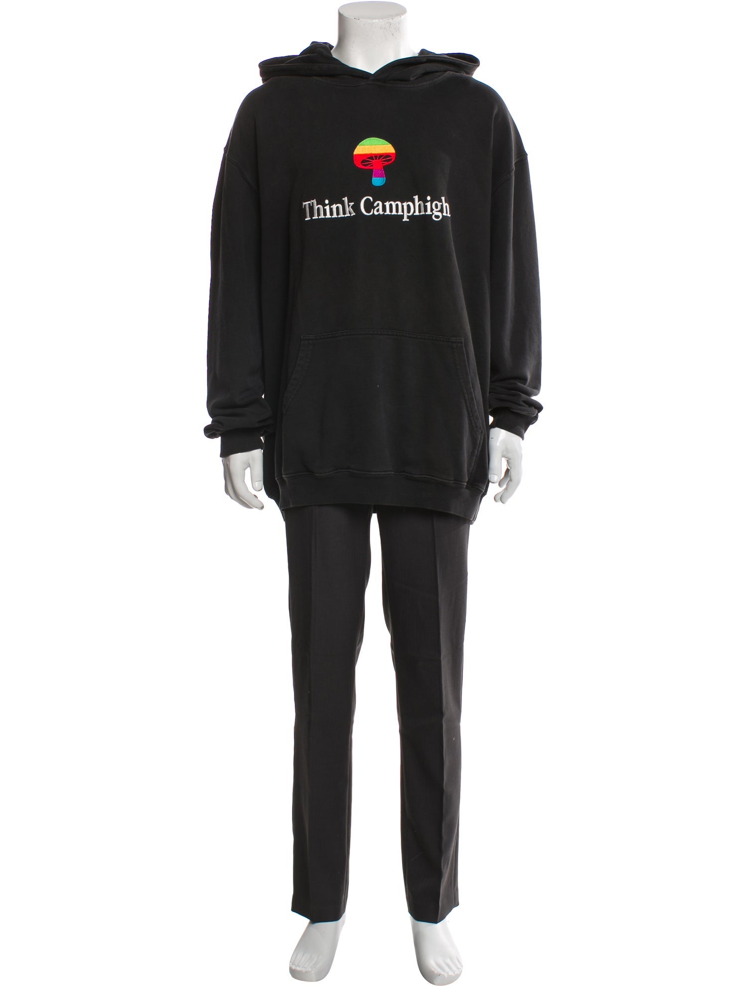 Camp High Graphic Print Crew Neck Hoodie