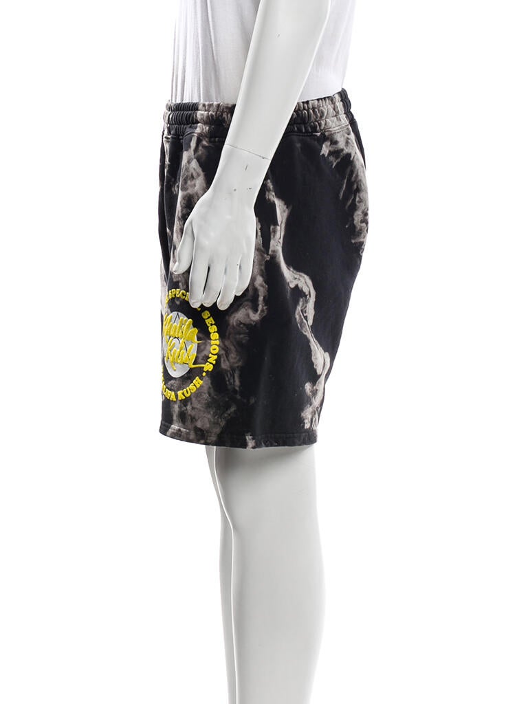 Camp High Tie-Dye Print Jogger Shorts