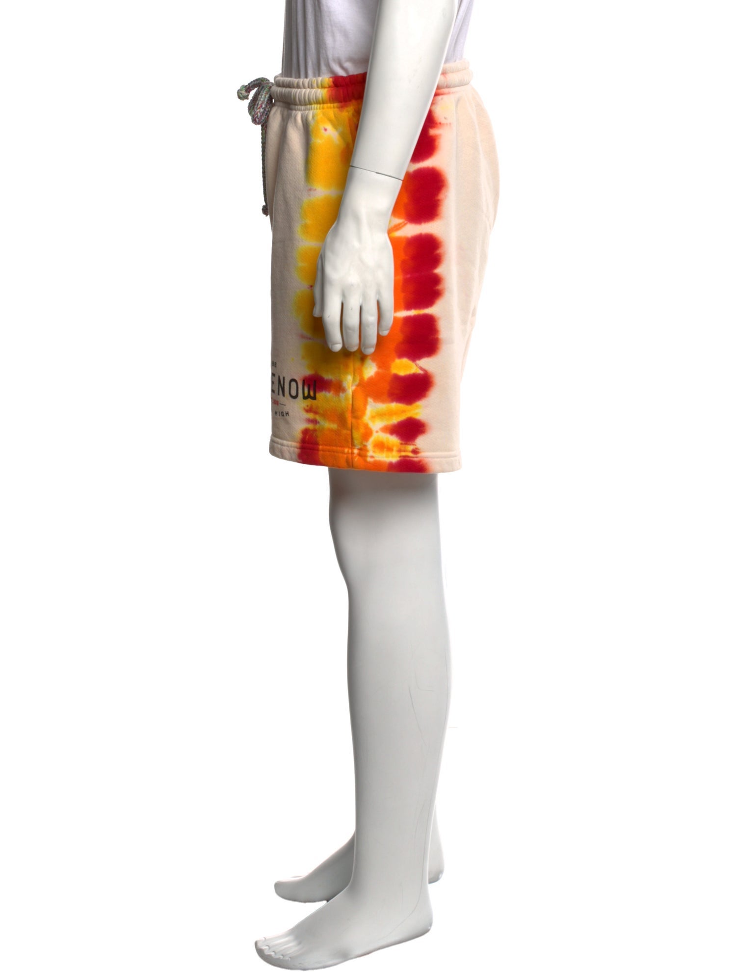 Camp High Tie-Dye Print Jogger Shorts