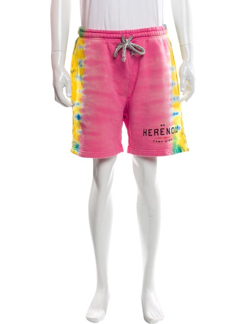 Camp High Graphic Print Jogger Shorts