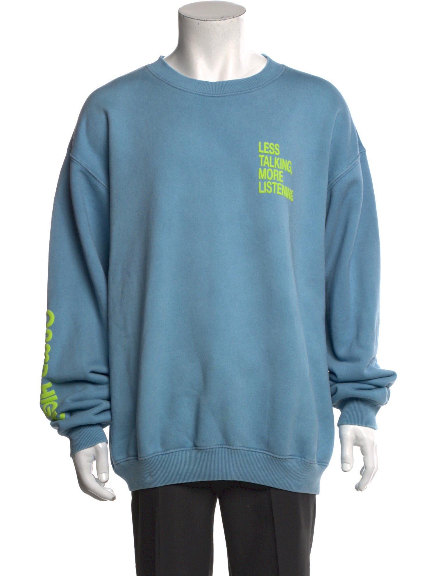 Camp High Graphic Print Crew Neck Pullover