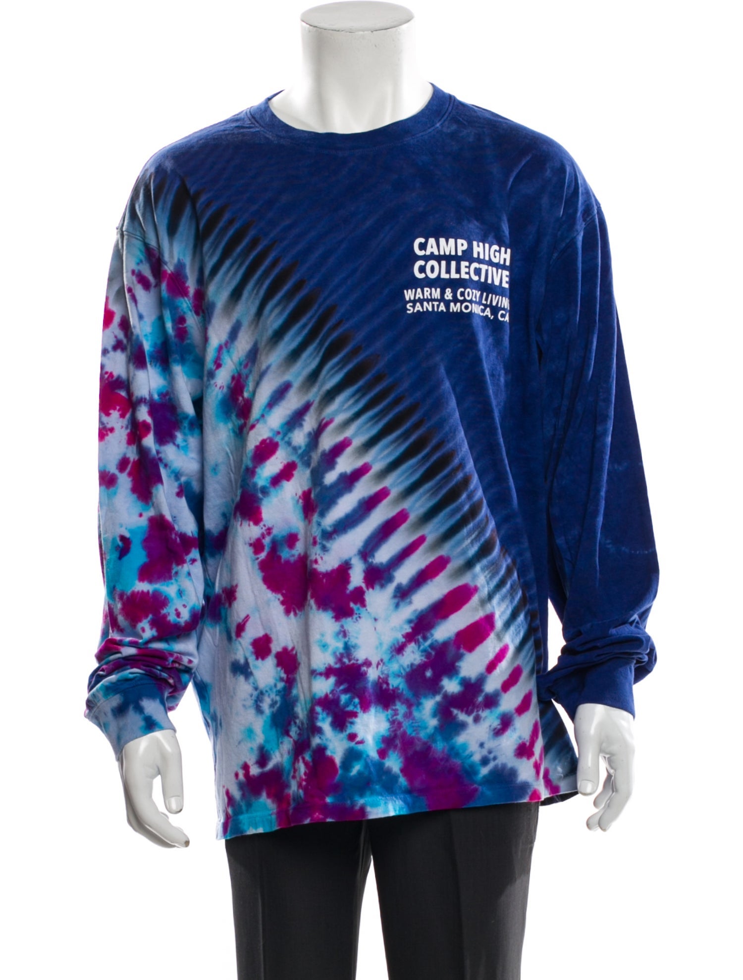Camp High Graphic Print Crew Neck Pullover