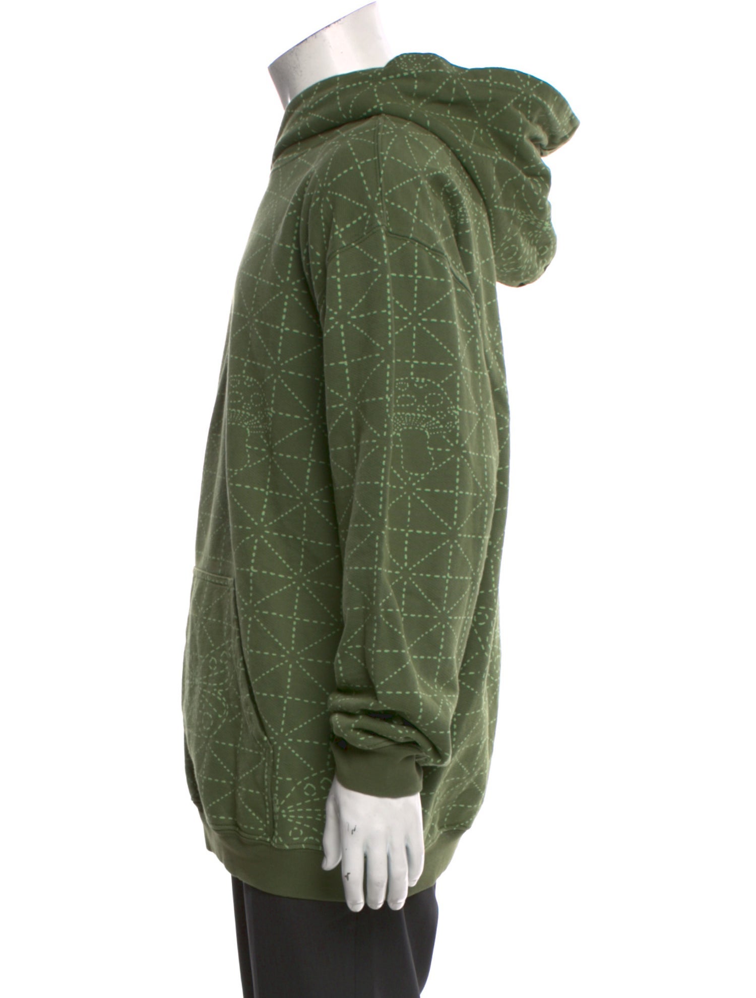 Camp High Printed Crew Neck Hoodie