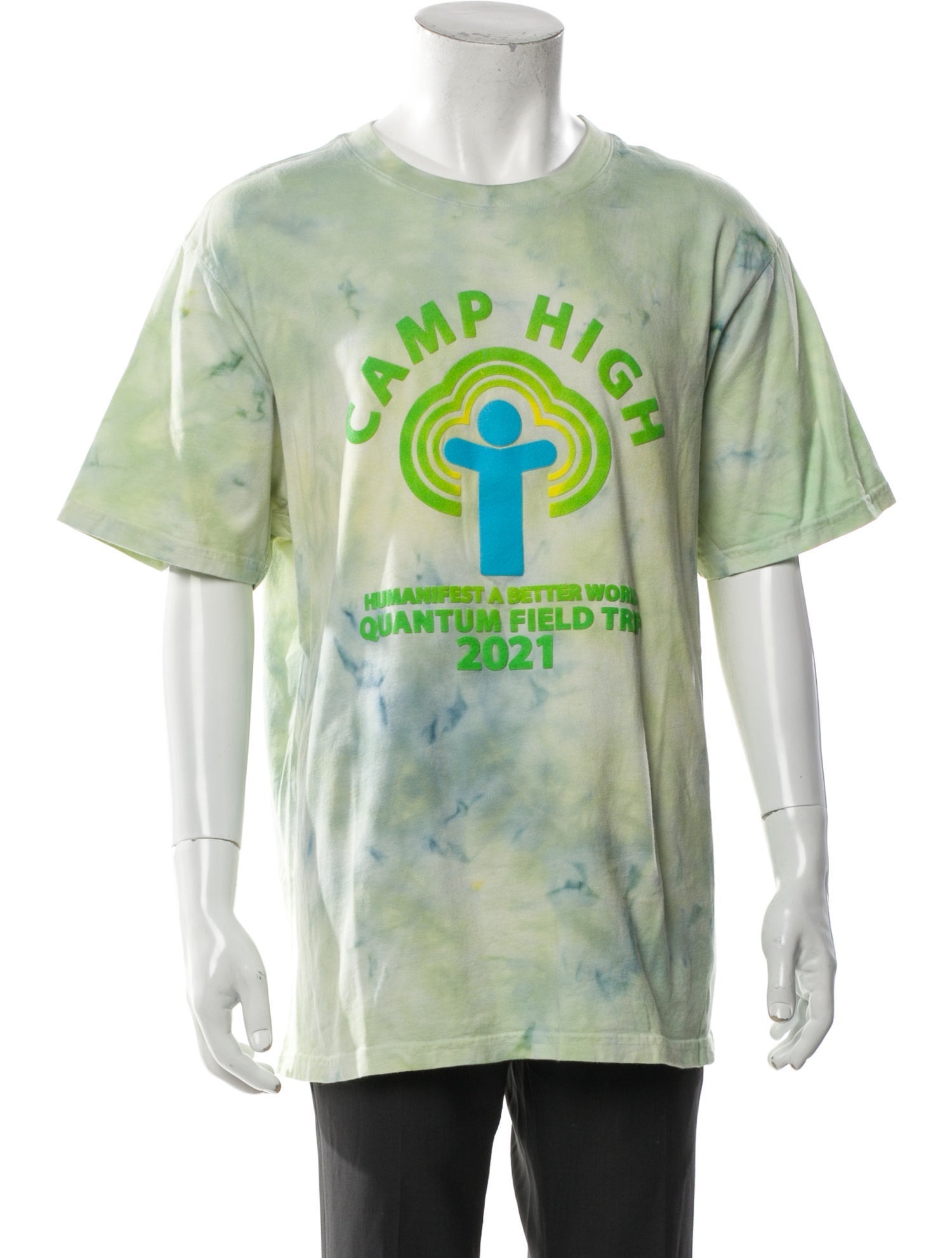 Camp High Graphic Print Crew Neck T-Shirt