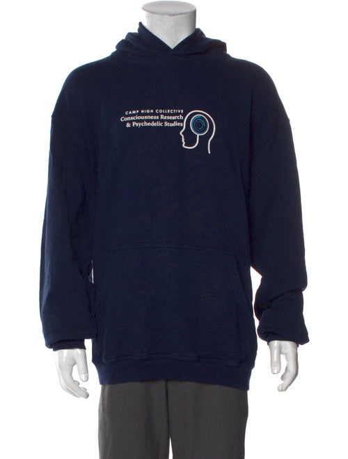 Camp High Graphic Print Mock Neck Pullover