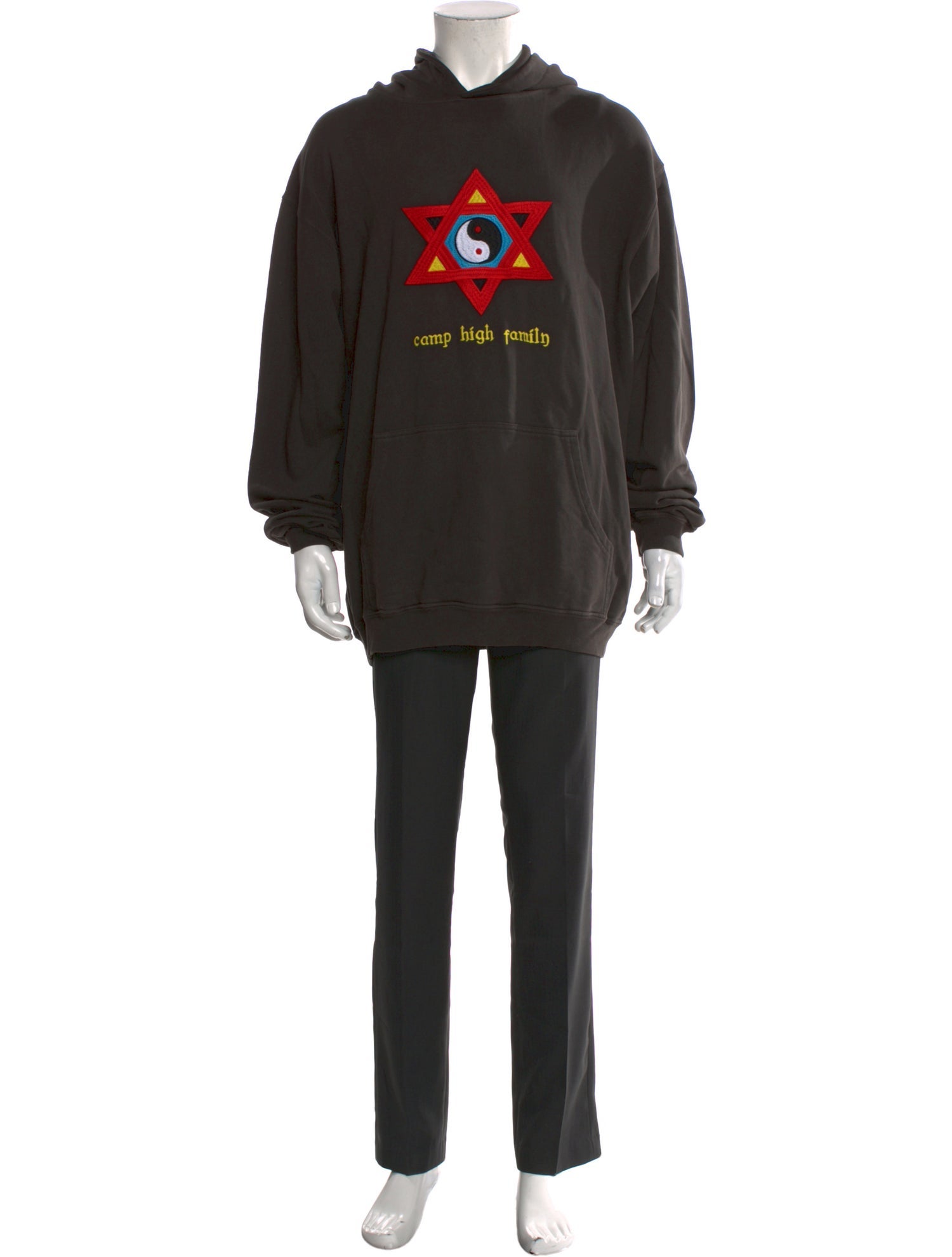 Camp High Graphic Print Crew Neck Sweatshirt