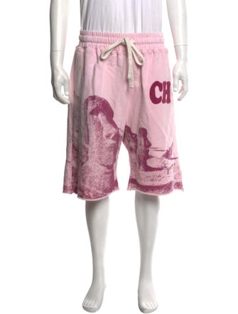 Camp High Graphic Print Jogger Shorts