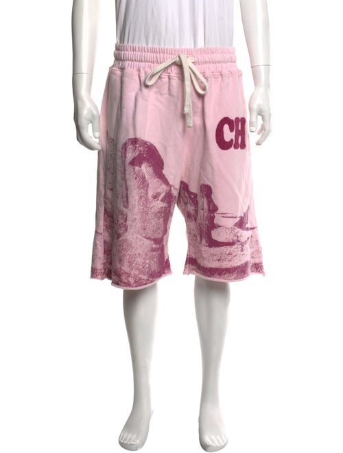 Camp High Graphic Print Jogger Shorts