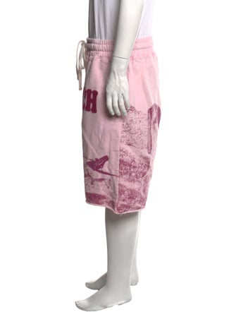 Camp High Graphic Print Jogger Shorts