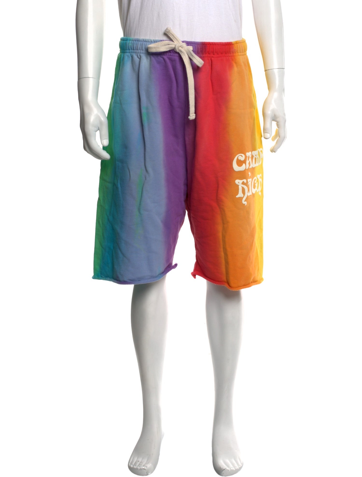 Camp High Colorblock Pattern Jogger Shorts