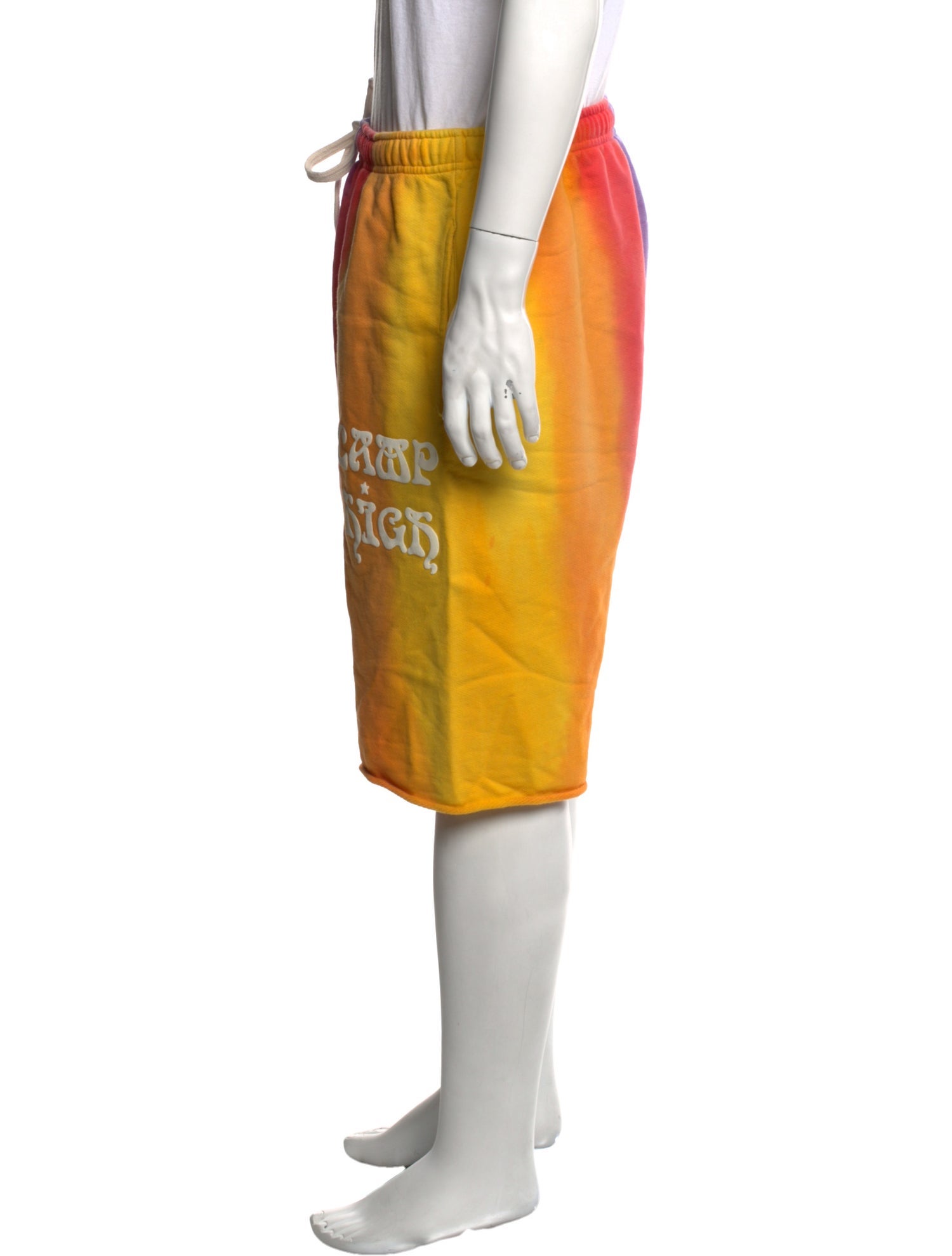 Camp High Colorblock Pattern Jogger Shorts