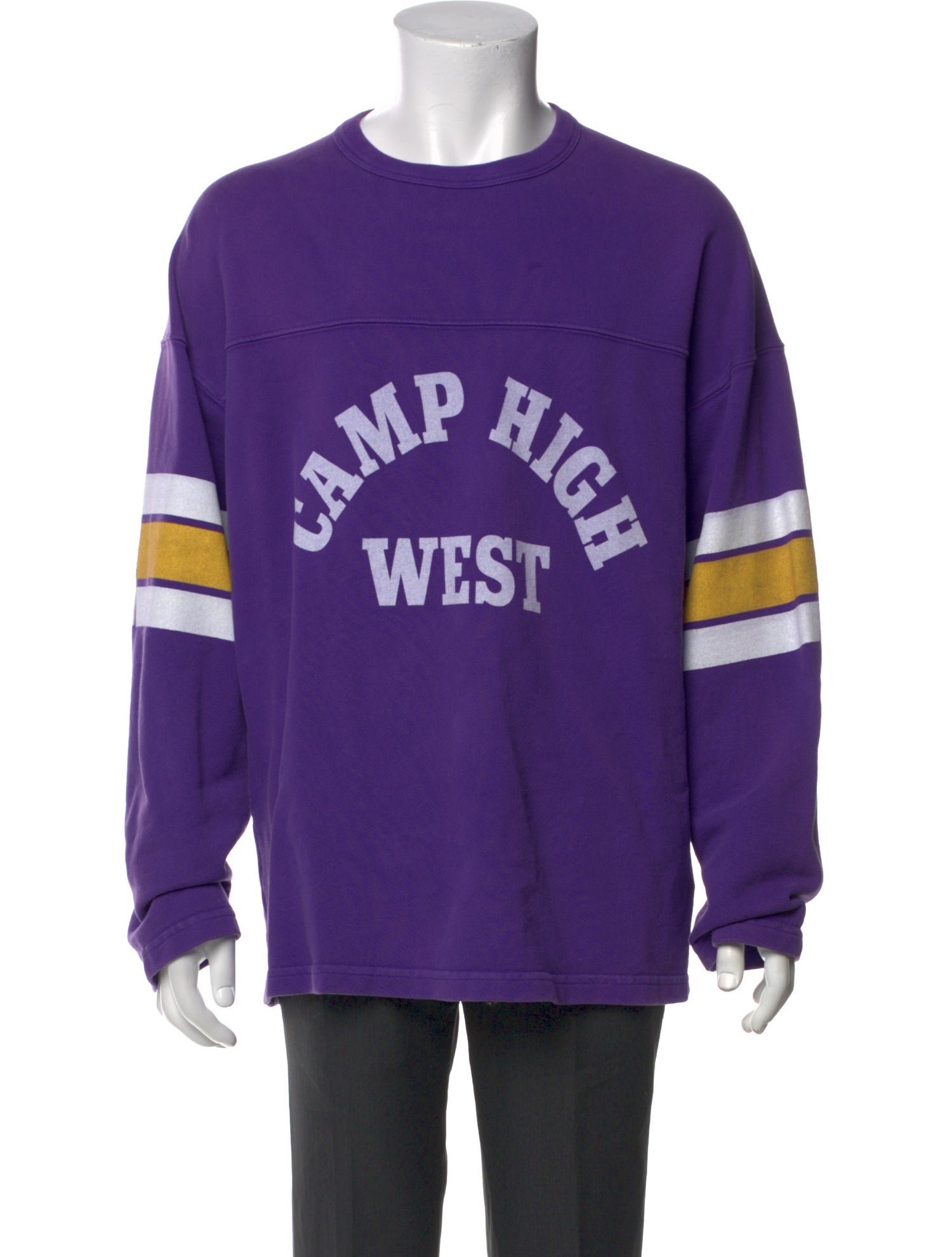 Camp High Graphic Print Crew Neck Sweatshirt