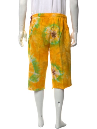 Camp High Tie-Dye Print Jogger Shorts