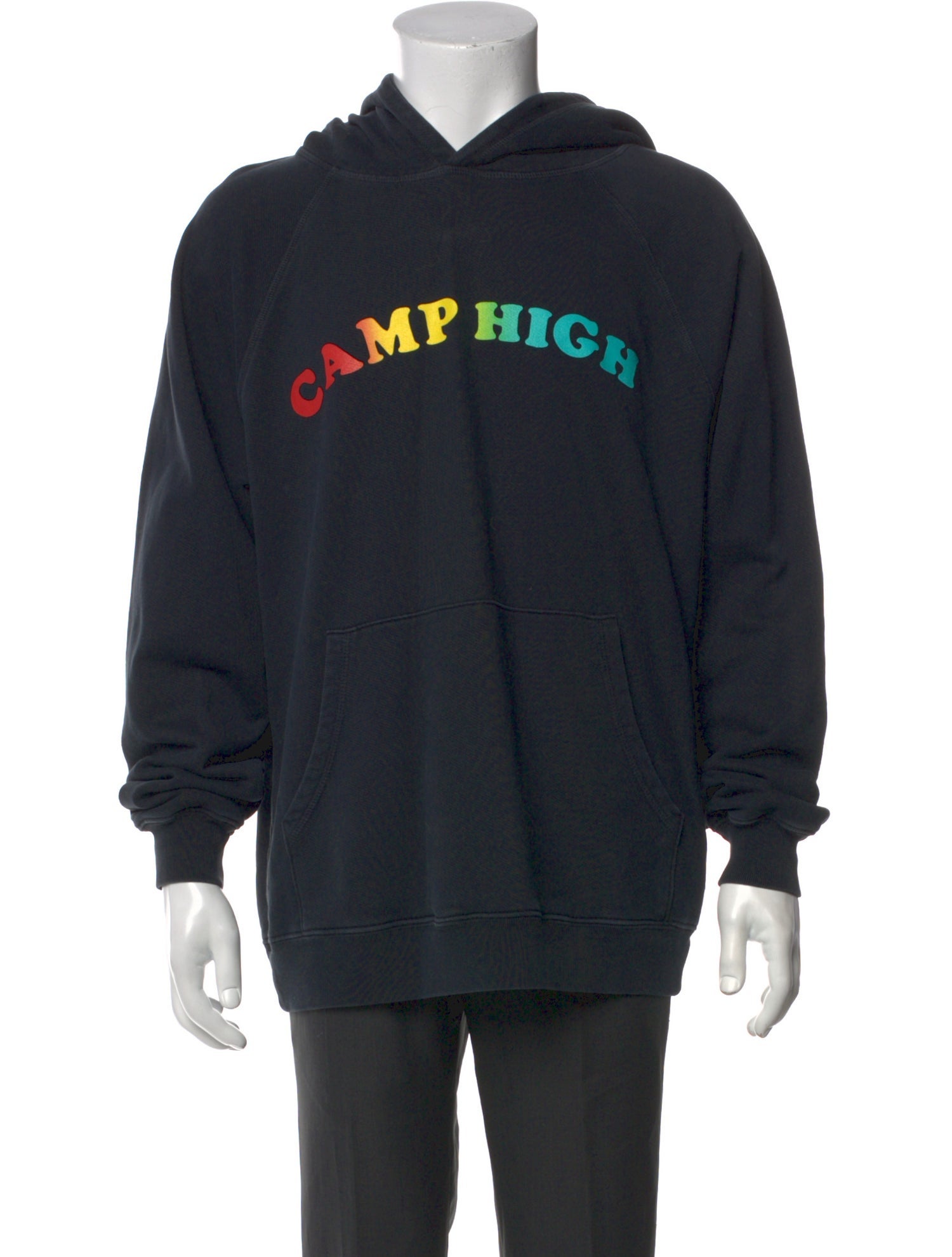 Camp High Graphic Print Crew Neck Hoodie
