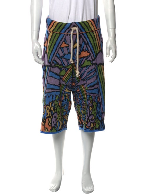 Camp High Graphic Print Jogger Shorts