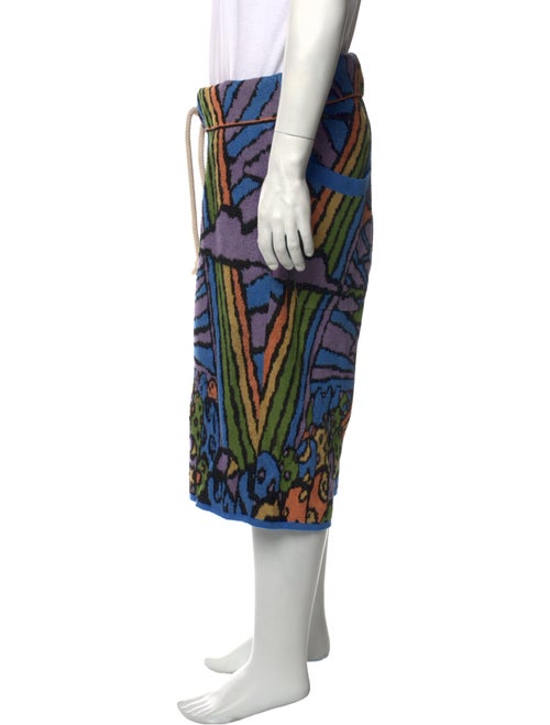 Camp High Graphic Print Jogger Shorts