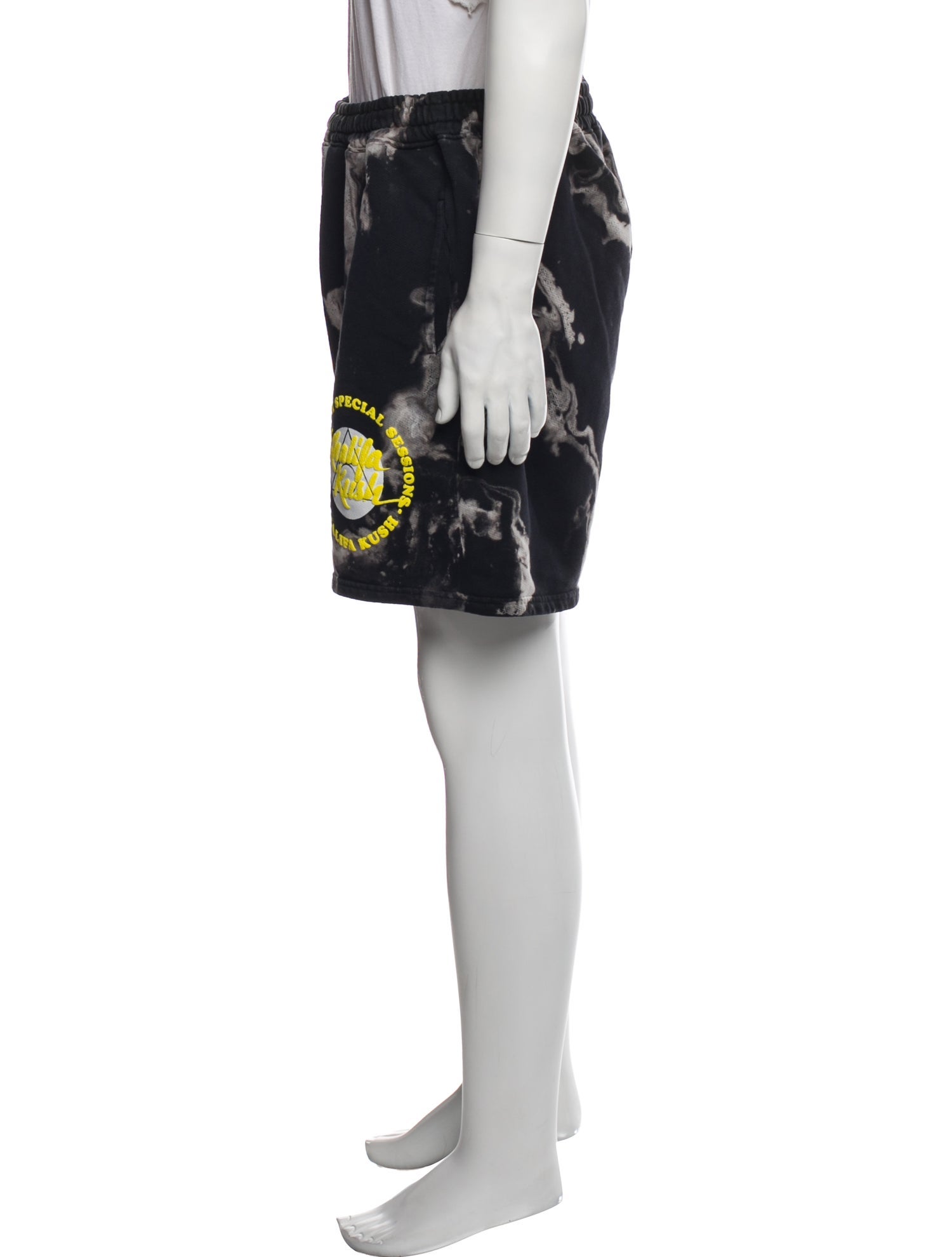 Camp High Tie-Dye Print Jogger Shorts