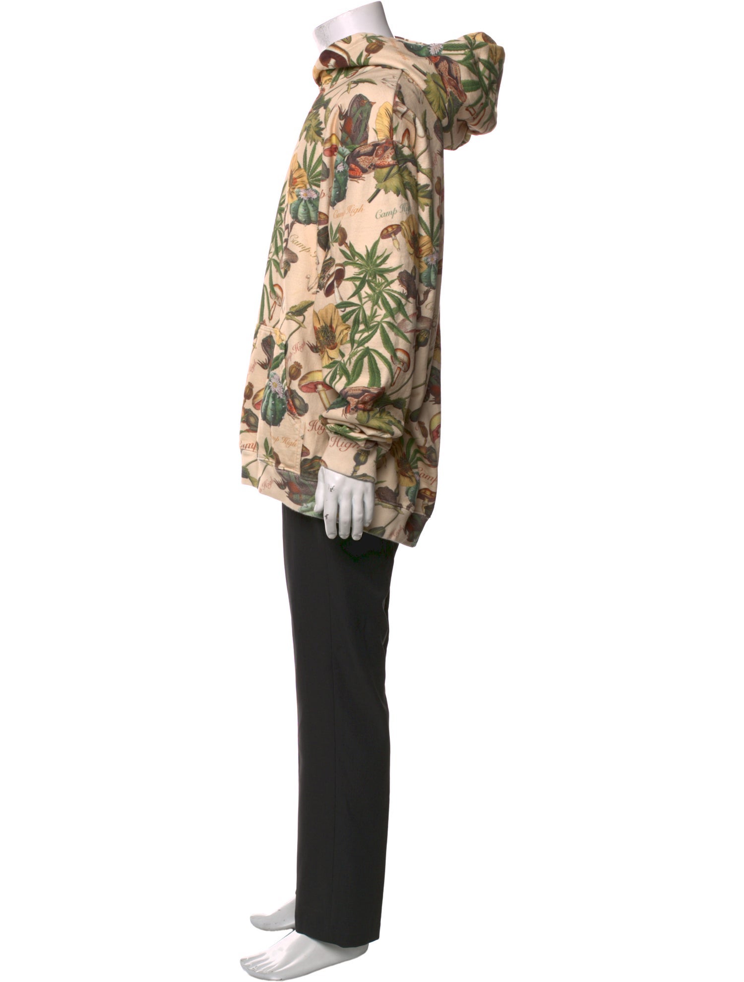 Camp High Printed Crew Neck Hoodie