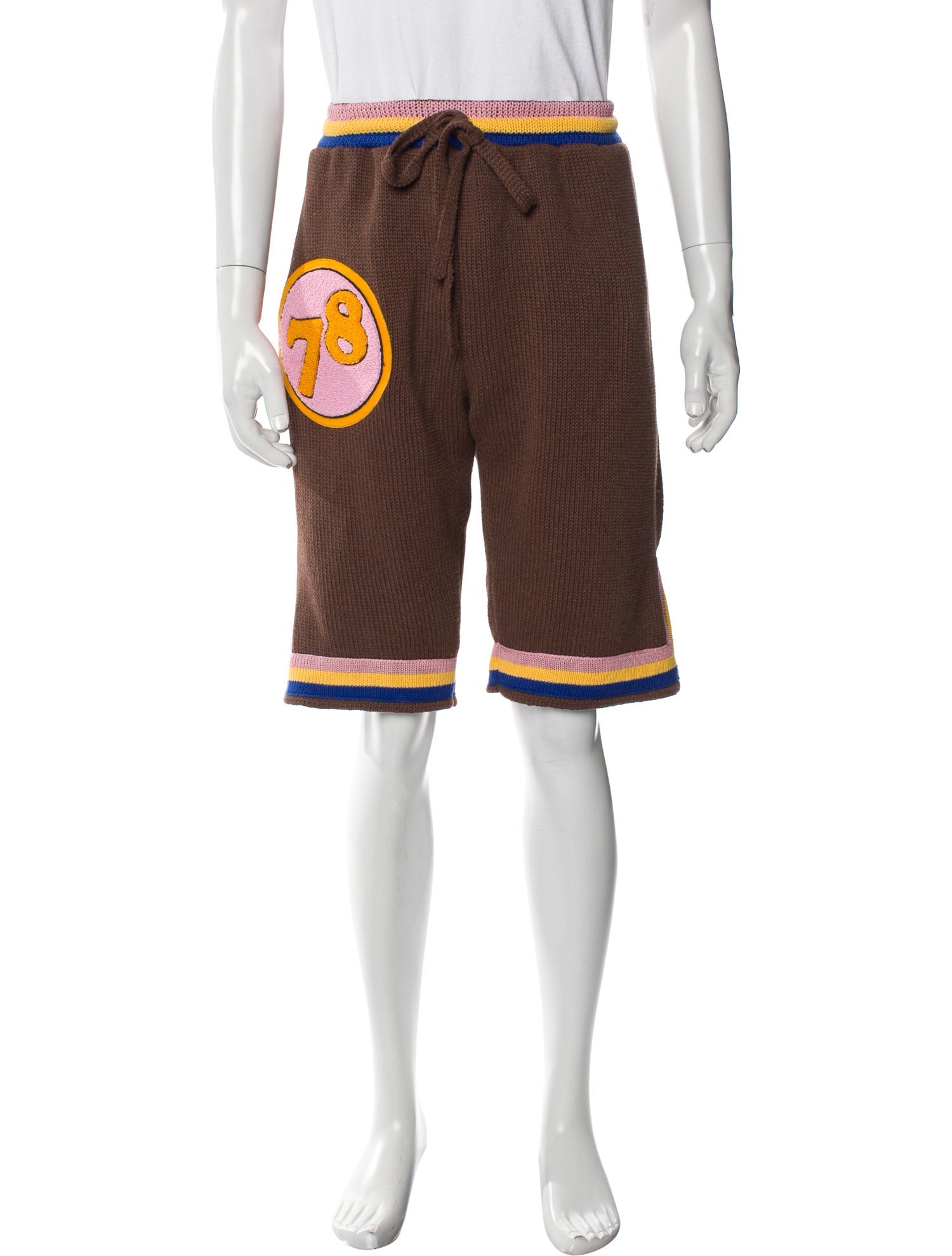 Camp High Graphic Print Jogger Shorts