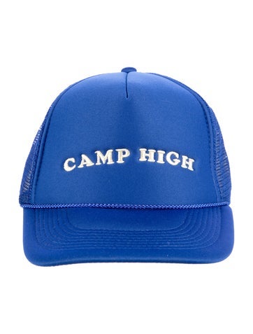 Pre-owned Camp High Embroidered Baseball Hat In Blue
