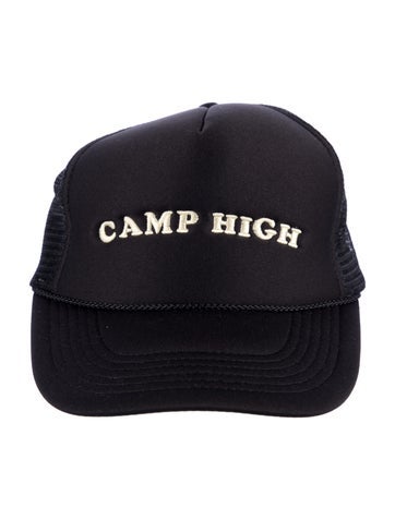Pre-owned Camp High Mesh Baseball Cap In Black