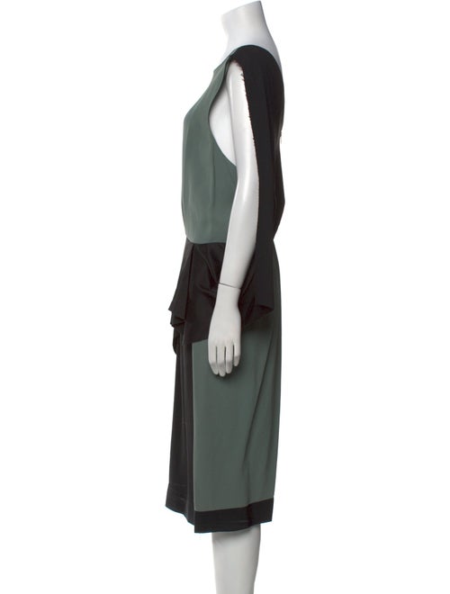 Chalayan Bateau Neckline Midi Length Dress