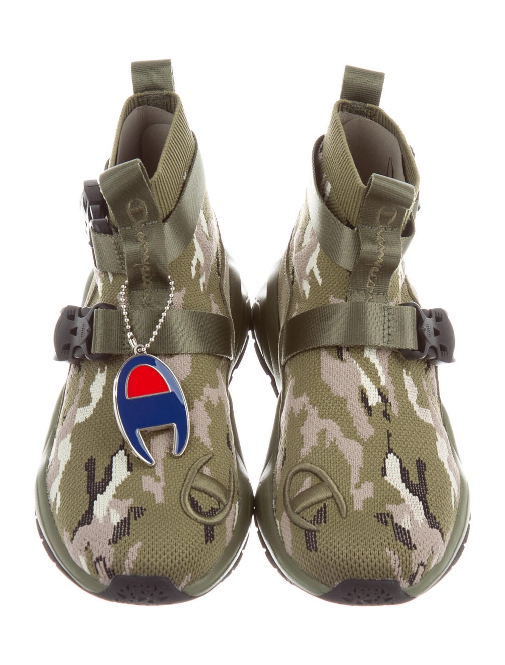 Champion Camouflage Print Embroidered Accent Sock Sneakers w/ Tags - Shoes - WCHAM20715 | The