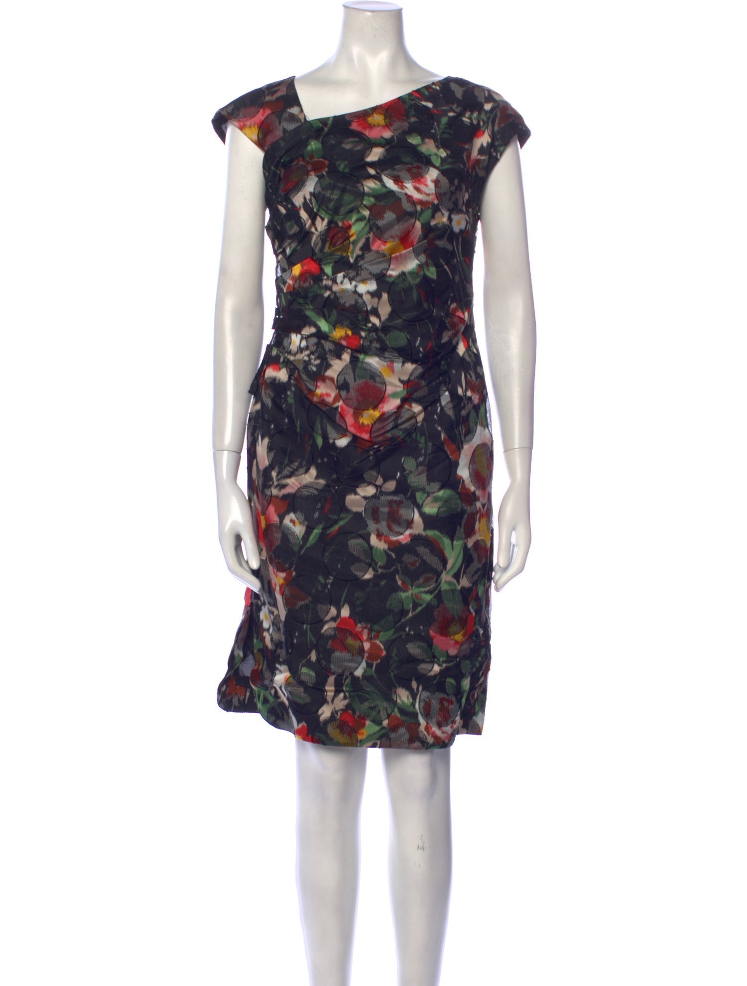 Charlotte Brody Floral Print Knee-Length Dress