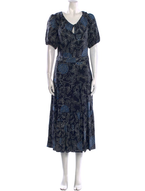 Charlotte Brody Silk Long Dress