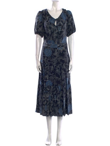 Charlotte Brody Dresses Silk Long Dress S