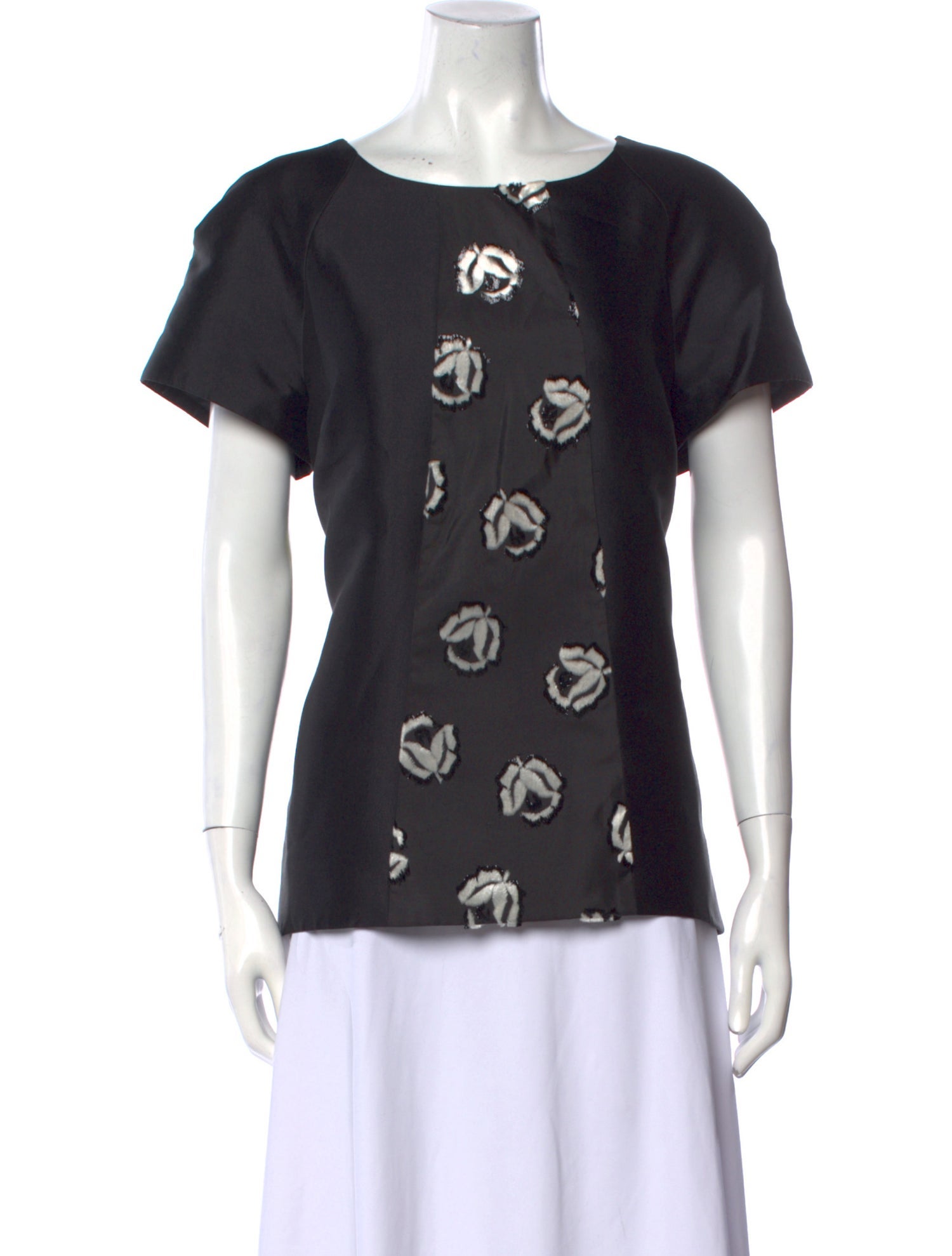 Charlotte Brody Graphic Print Scoop Neck T-Shirt