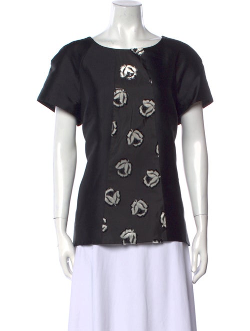 Charlotte Brody Graphic Print Scoop Neck T-Shirt