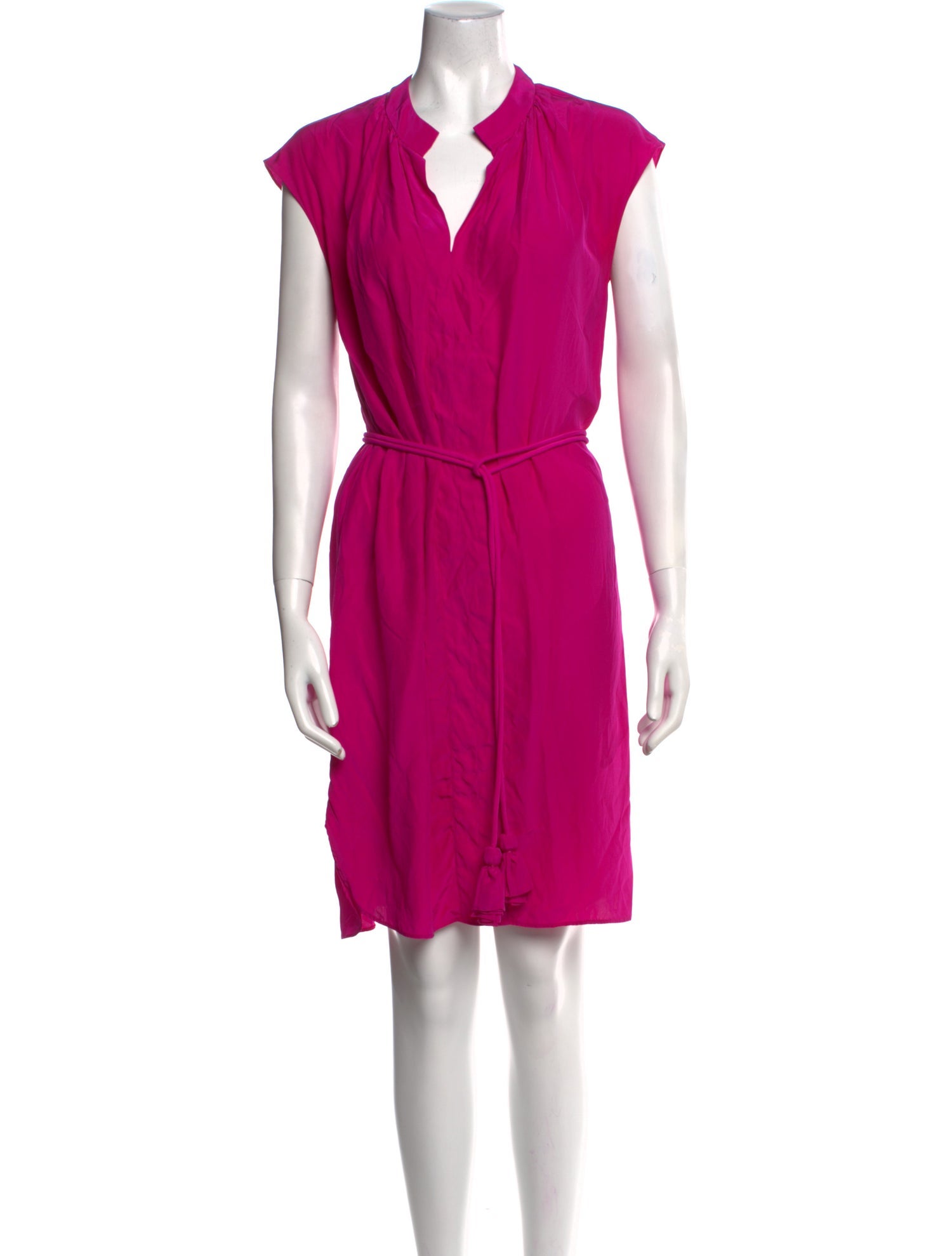 Charlotte Brody Silk Knee-Length Dress