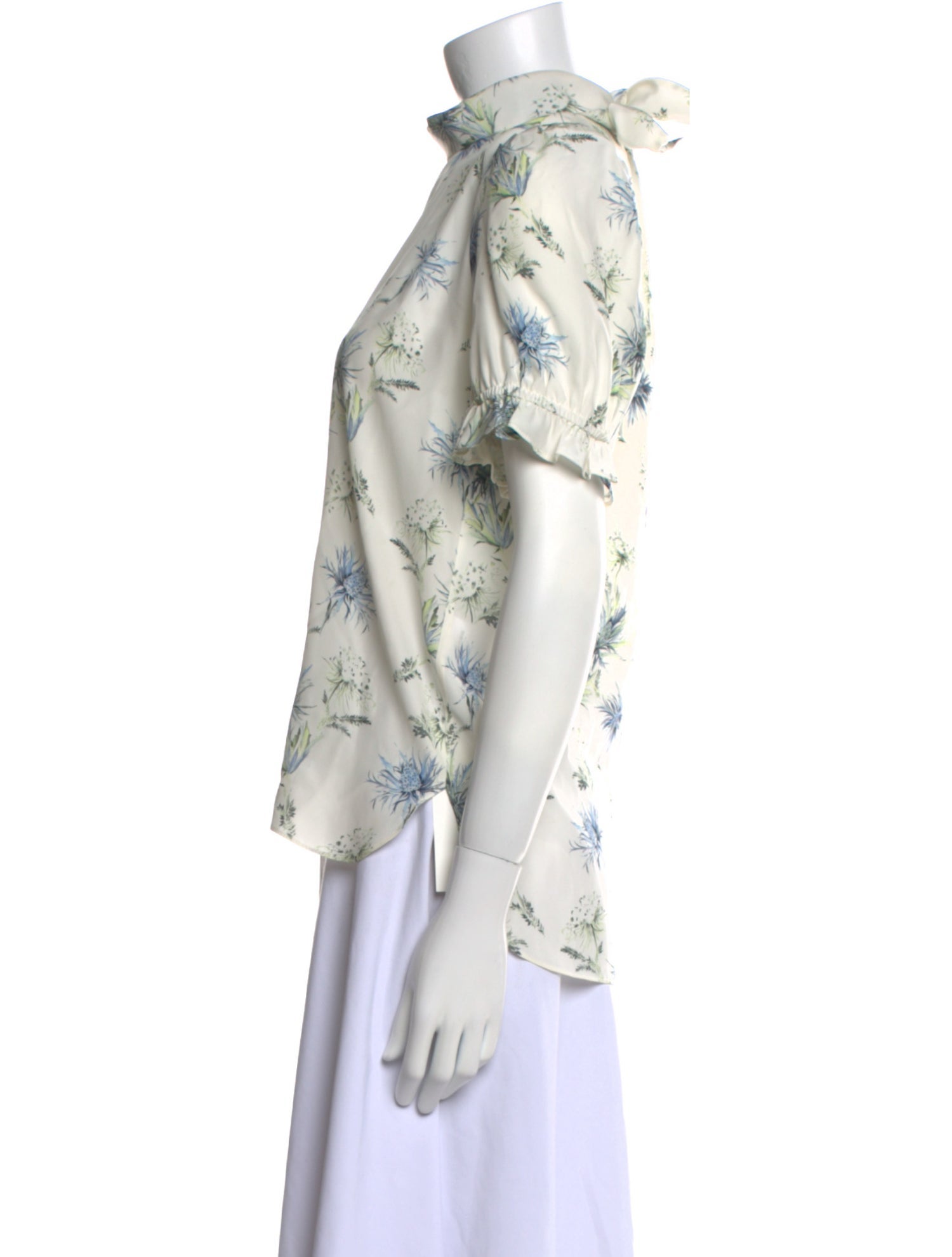 Charlotte Brody Silk Printed Blouse