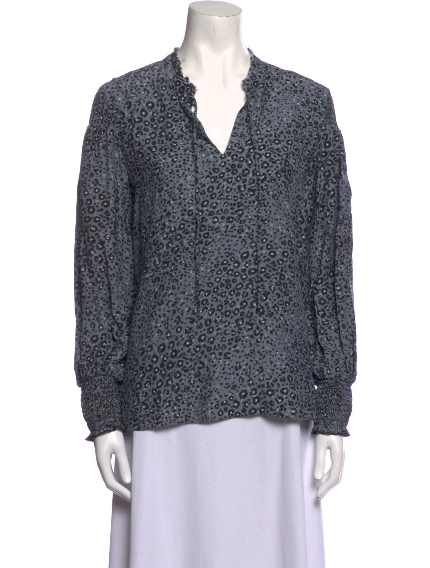 Charlotte Brody Silk Printed Blouse