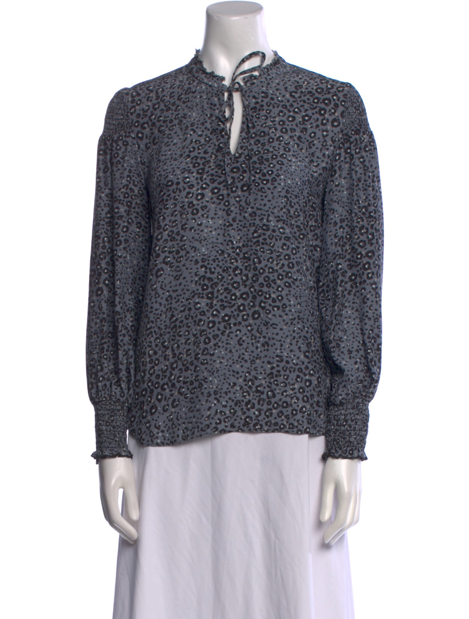 Charlotte Brody Silk Printed Blouse