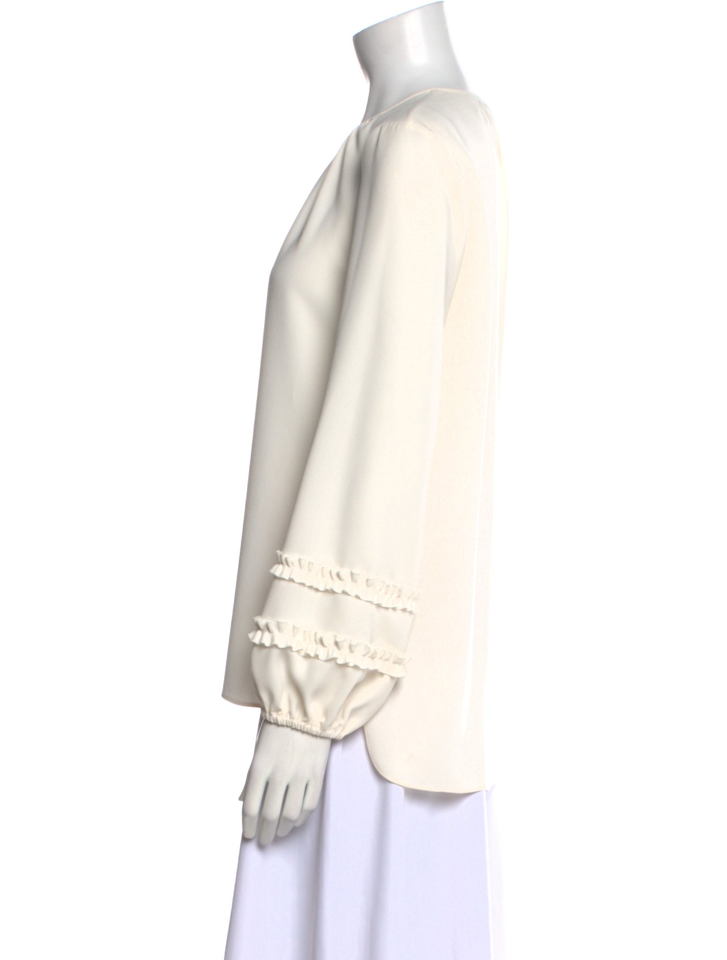 Charlotte Brody Crew Neck Long Sleeve Blouse