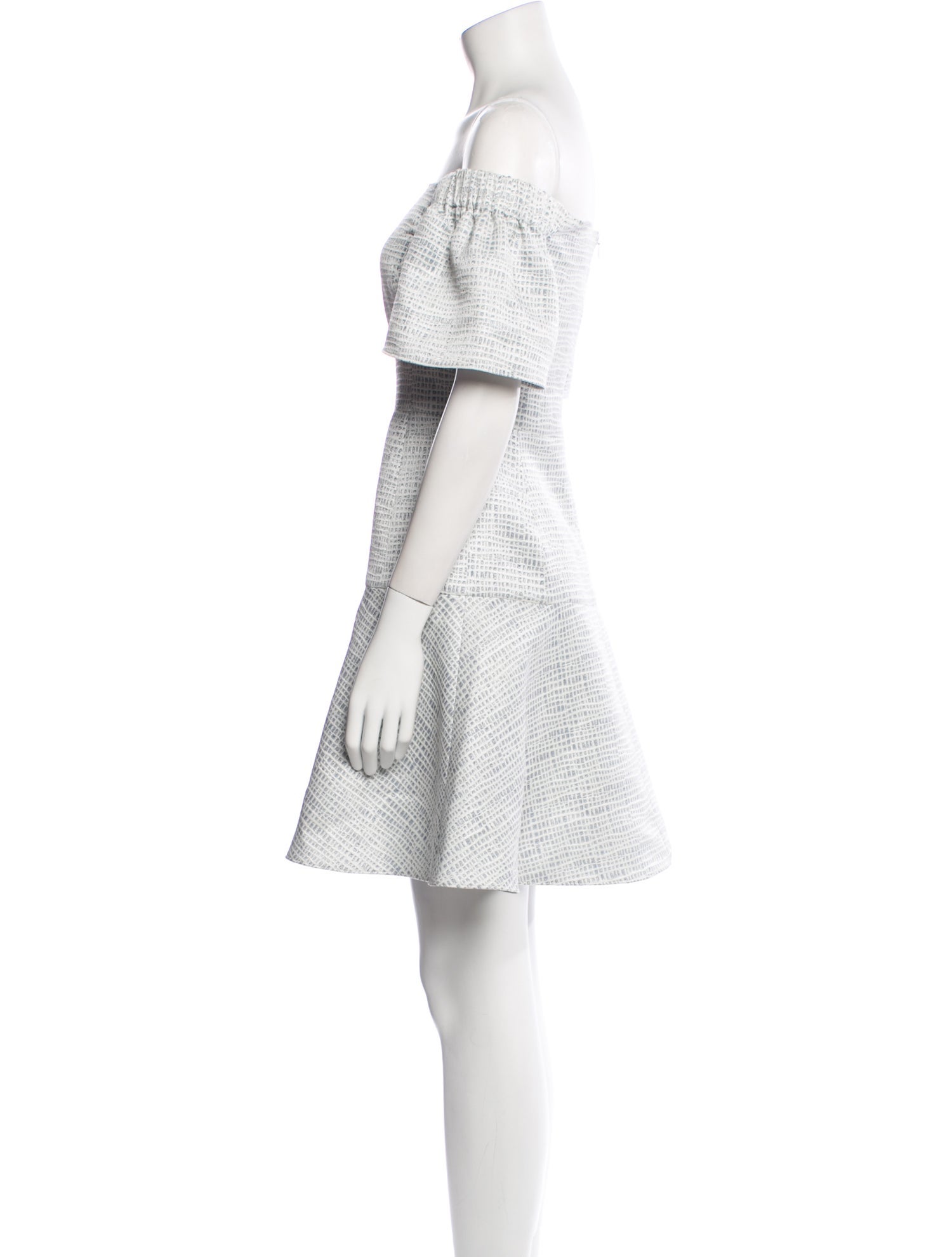 Charlotte Brody Off-The-Shoulder Mini Dress