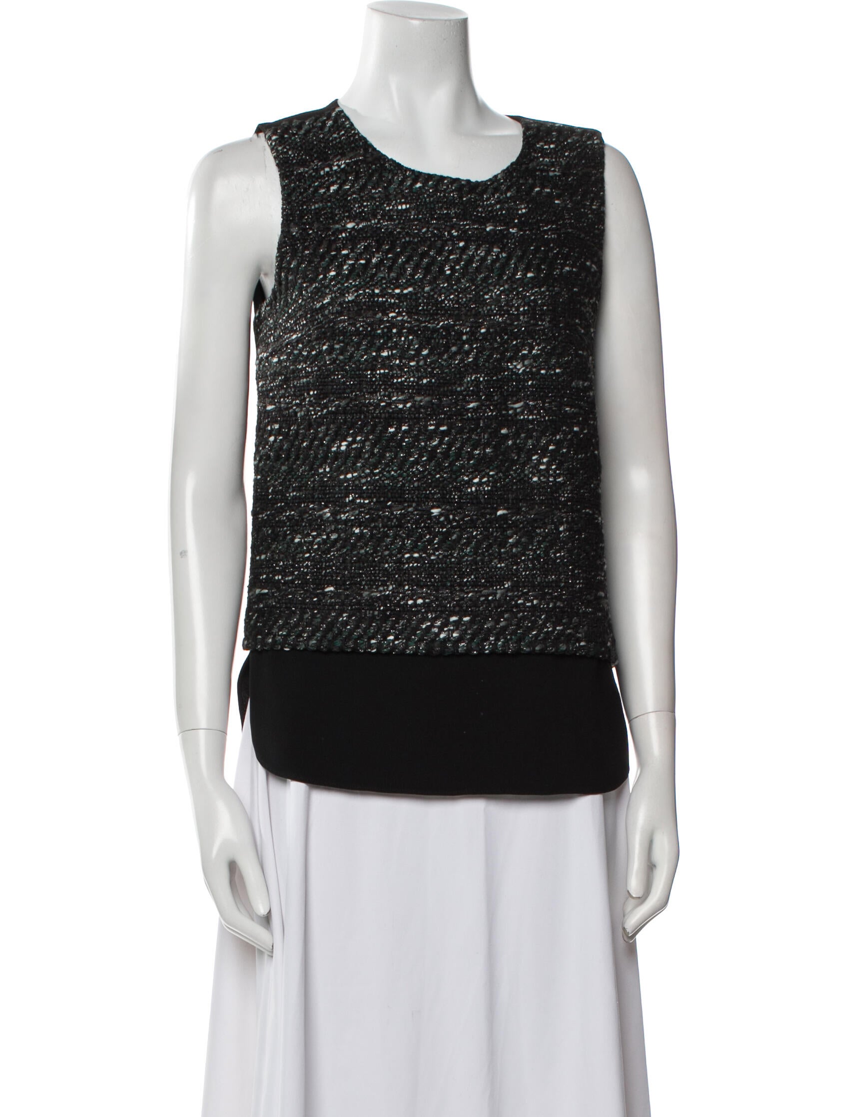 Charlotte Brody Scoop Neck Sleeveless Top