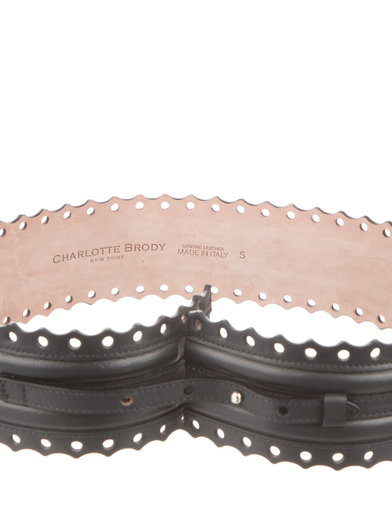 Charlotte Brody Wide Leather Waist Belt