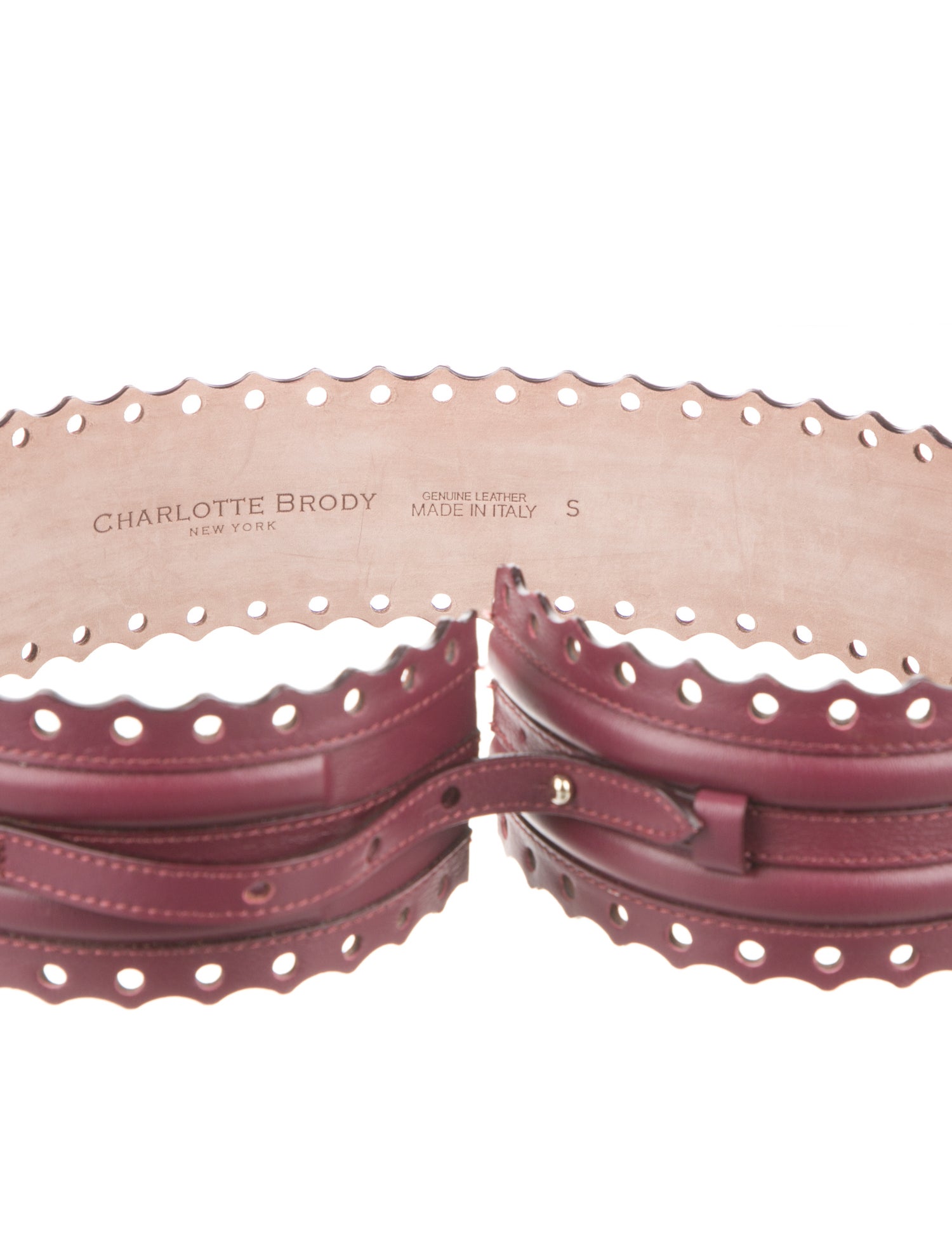 Charlotte Brody Wide Leather Waist Belt