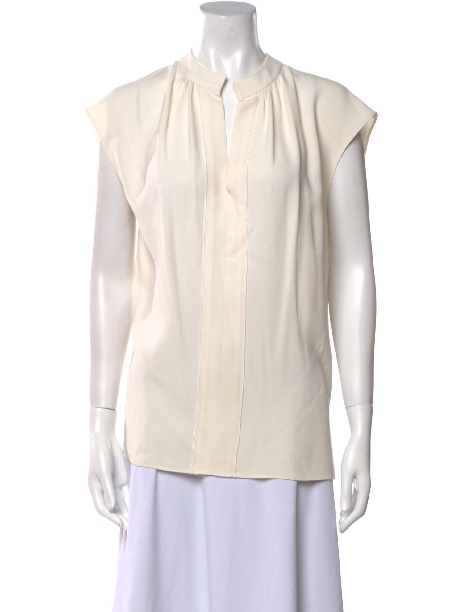 Charlotte Brody Silk V-Neck Blouse